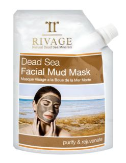 Dead Sea facial mud mask| rivage dead sea minerals skincare 