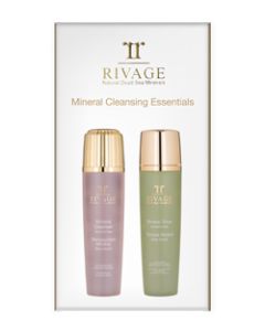 mineral cleansing essentials | rivage natural dead sea minerals skincare 